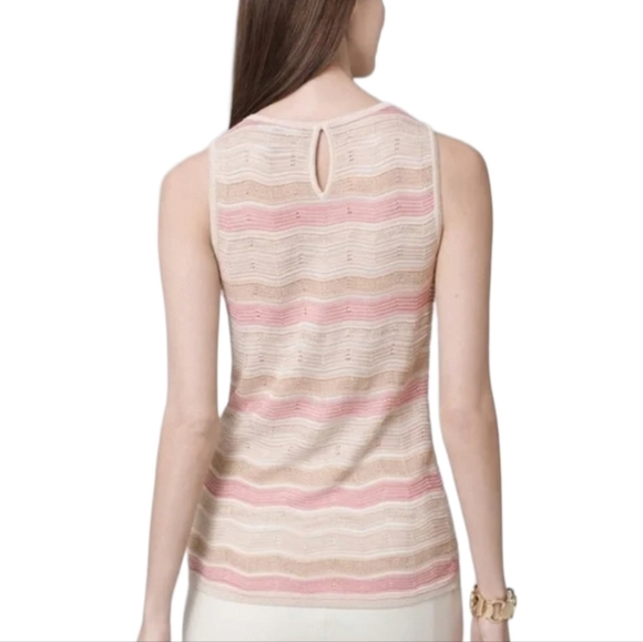 WHBM metallic knit top - Picture 2 of 5